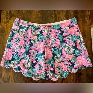 Lilly Pulitzer Scalloped Shorts